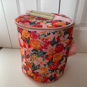 Floral Pink Cooler Tote NWT